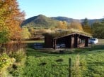 Clashmore log cabin exterior